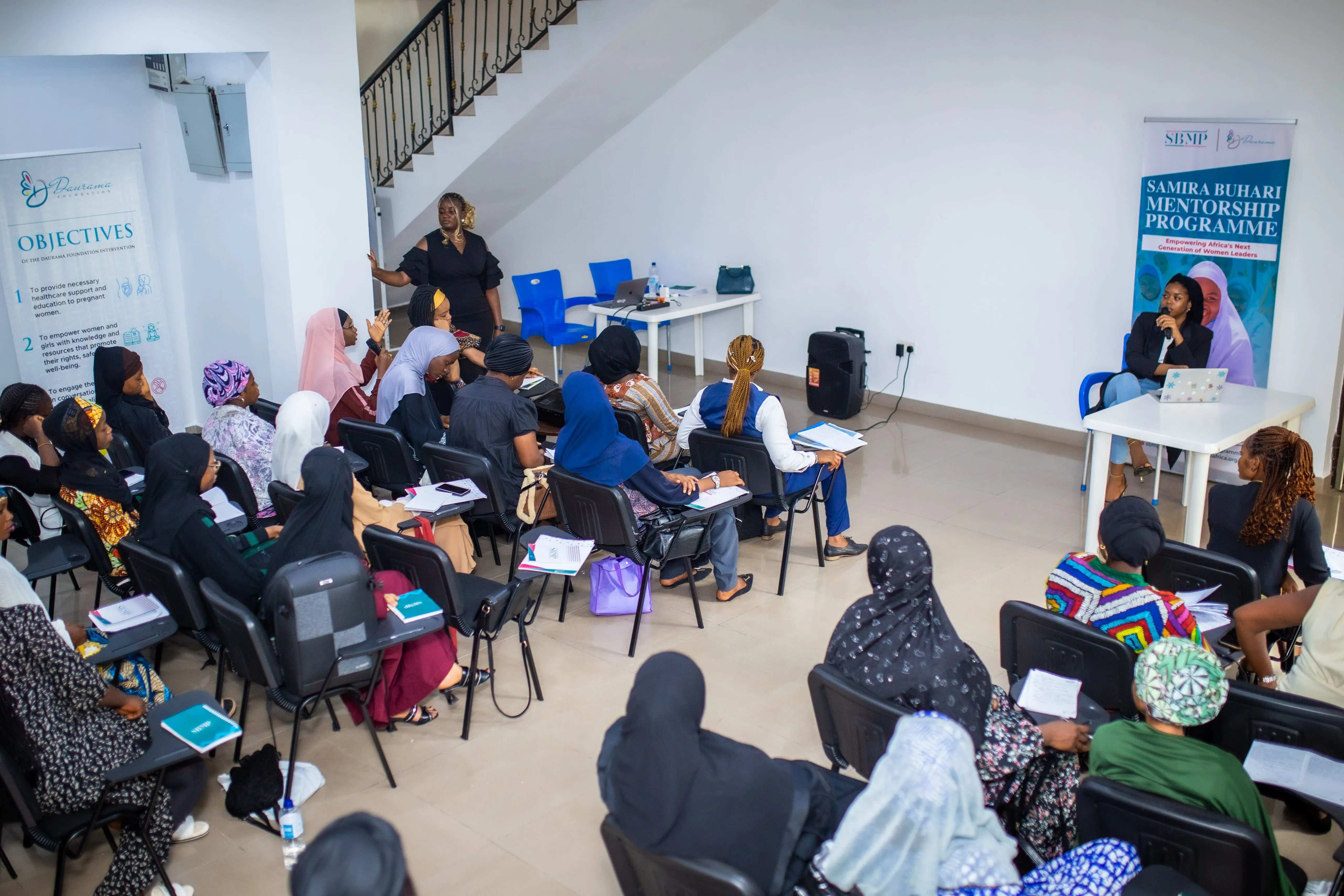 SBMP mentees in a workshop session